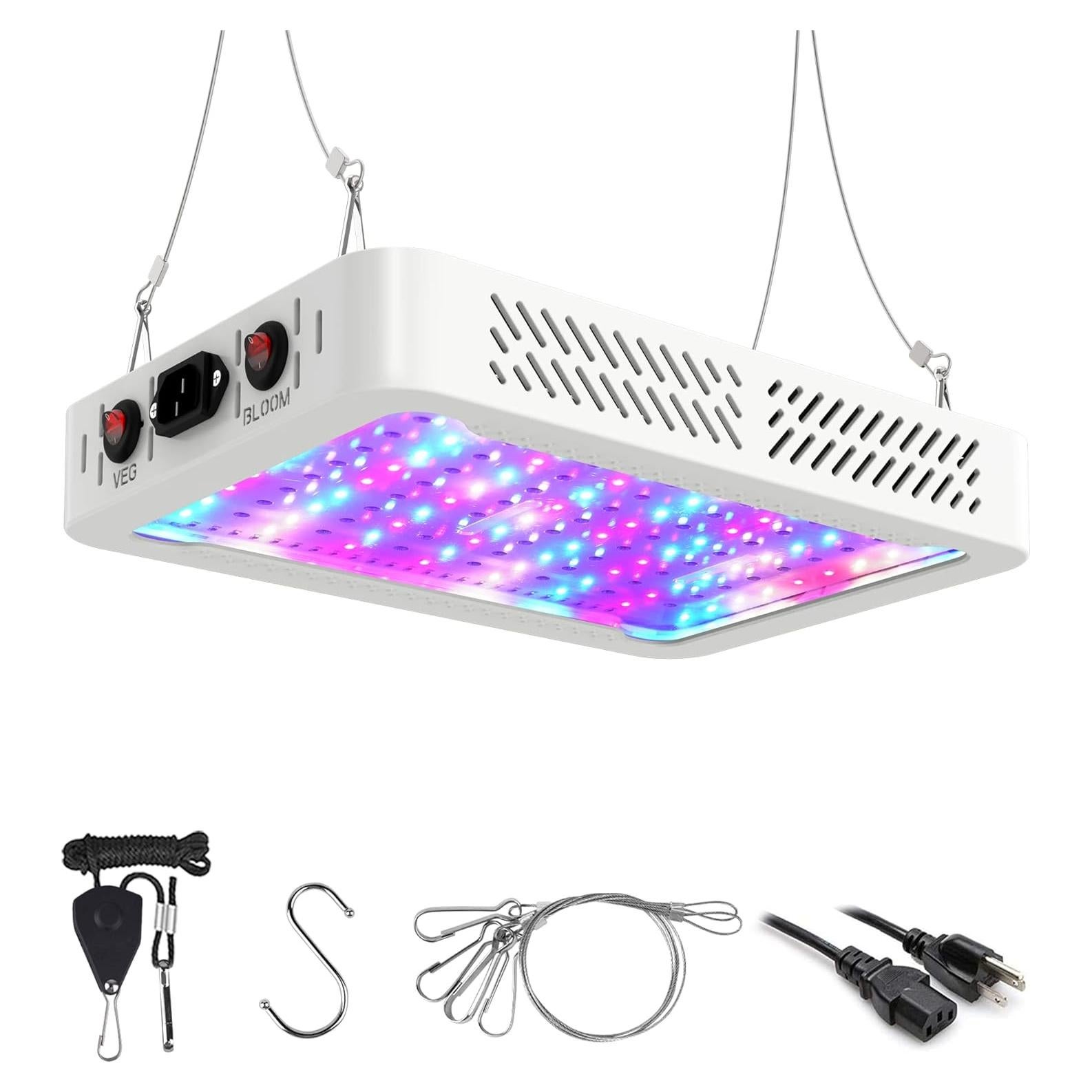 Luz de Cultivo LED Beelux 1000W Espectro Completo para Plantas