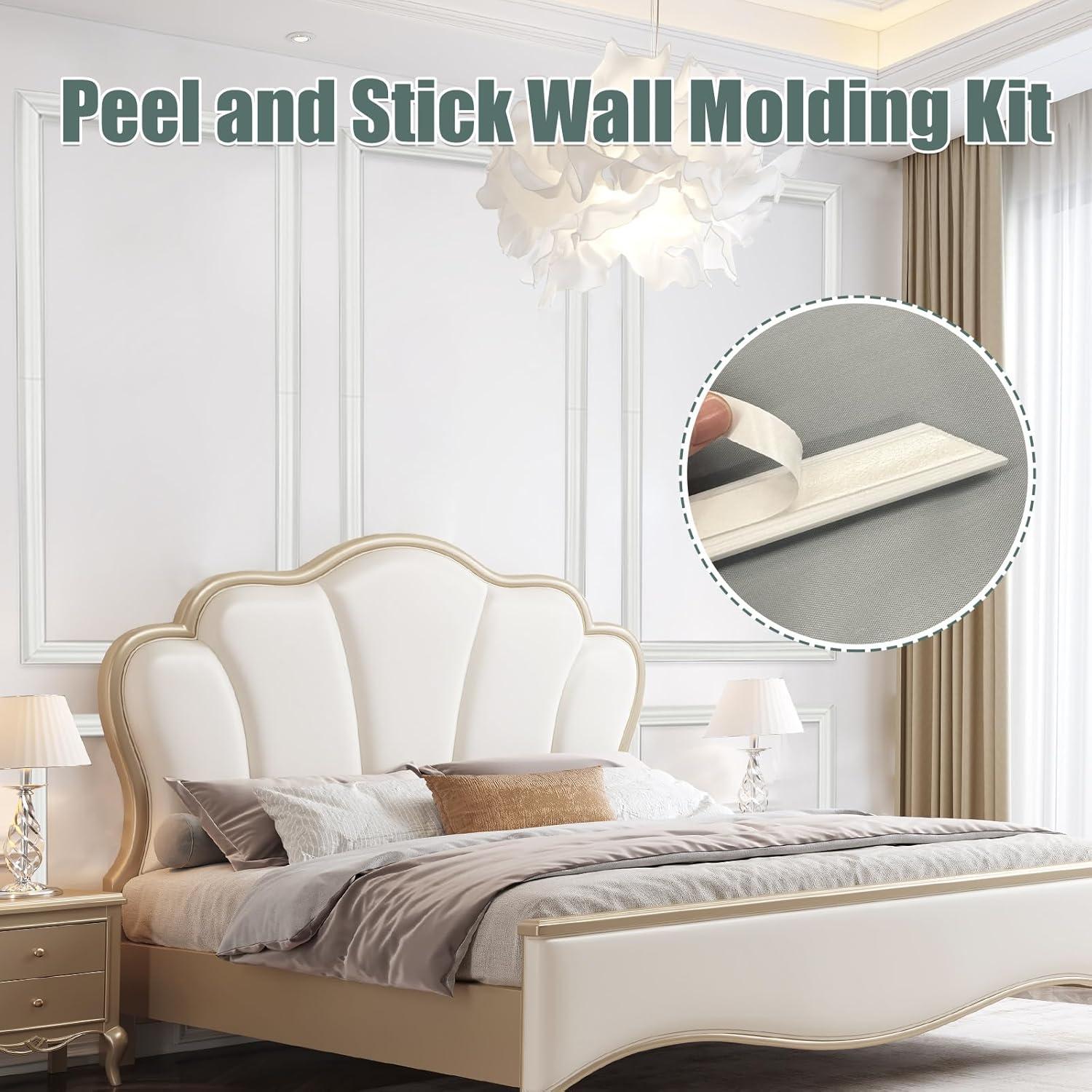 Kit de Moldura de Pared Autoadhesiva 3 Piezas SHUNYITONG