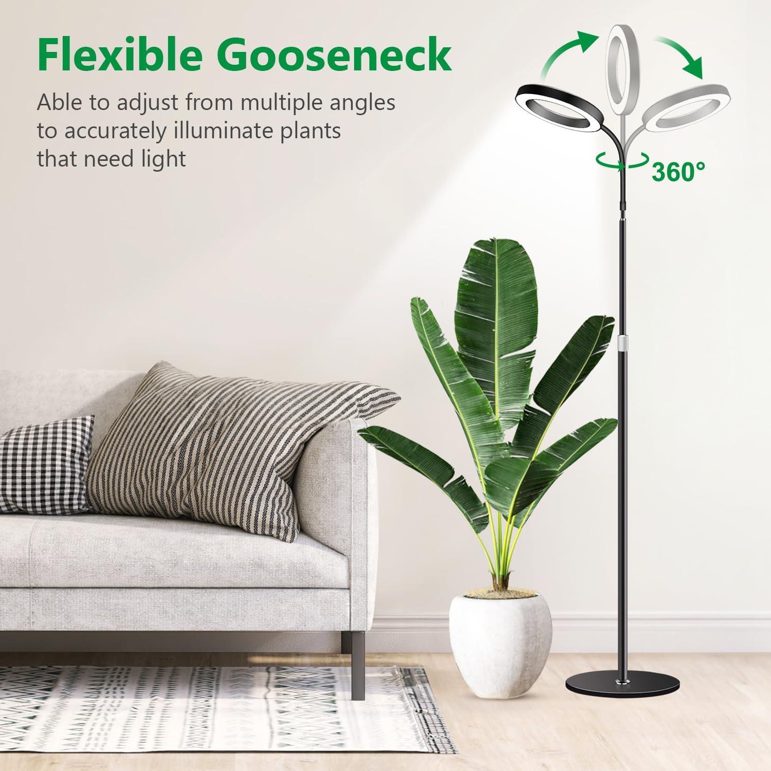 Luz de Crecimiento LED Aumtrly 172.72 cm Espectro Completo