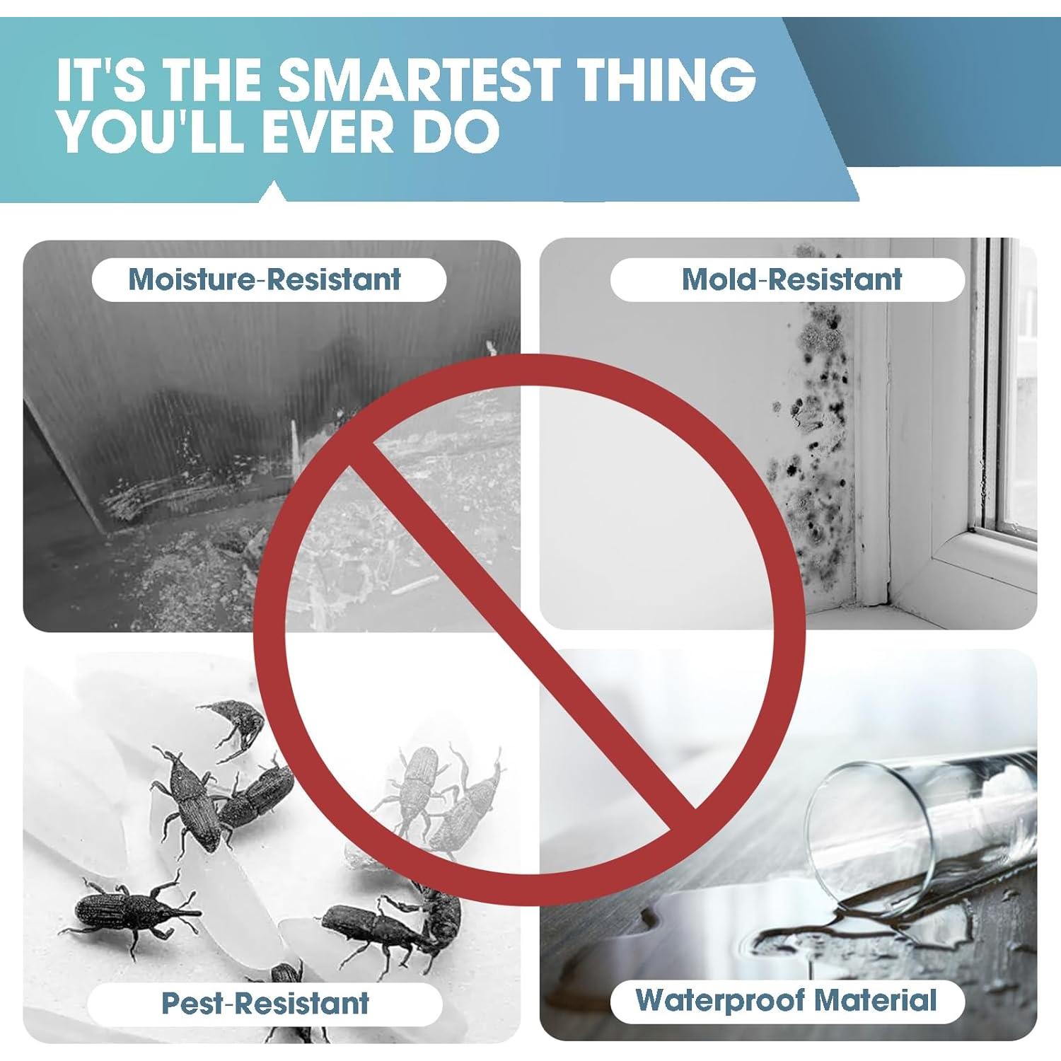 Paneles Acústicos de Pared OUZUGIE 3D Plata Metálica 8 Piezas