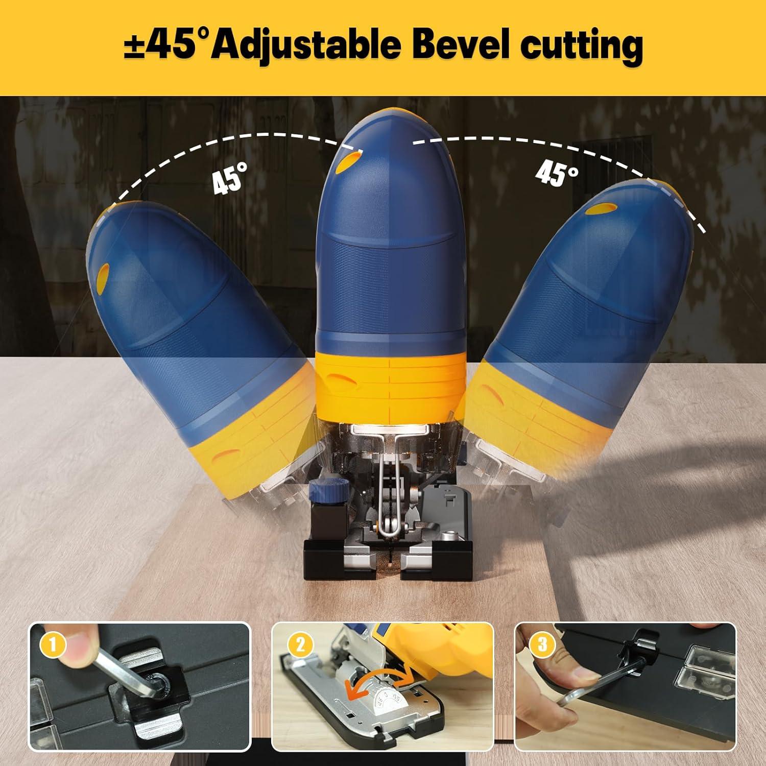 Sierra de Calar Inalámbrica Eastyle 20V con Batería 4Ah
