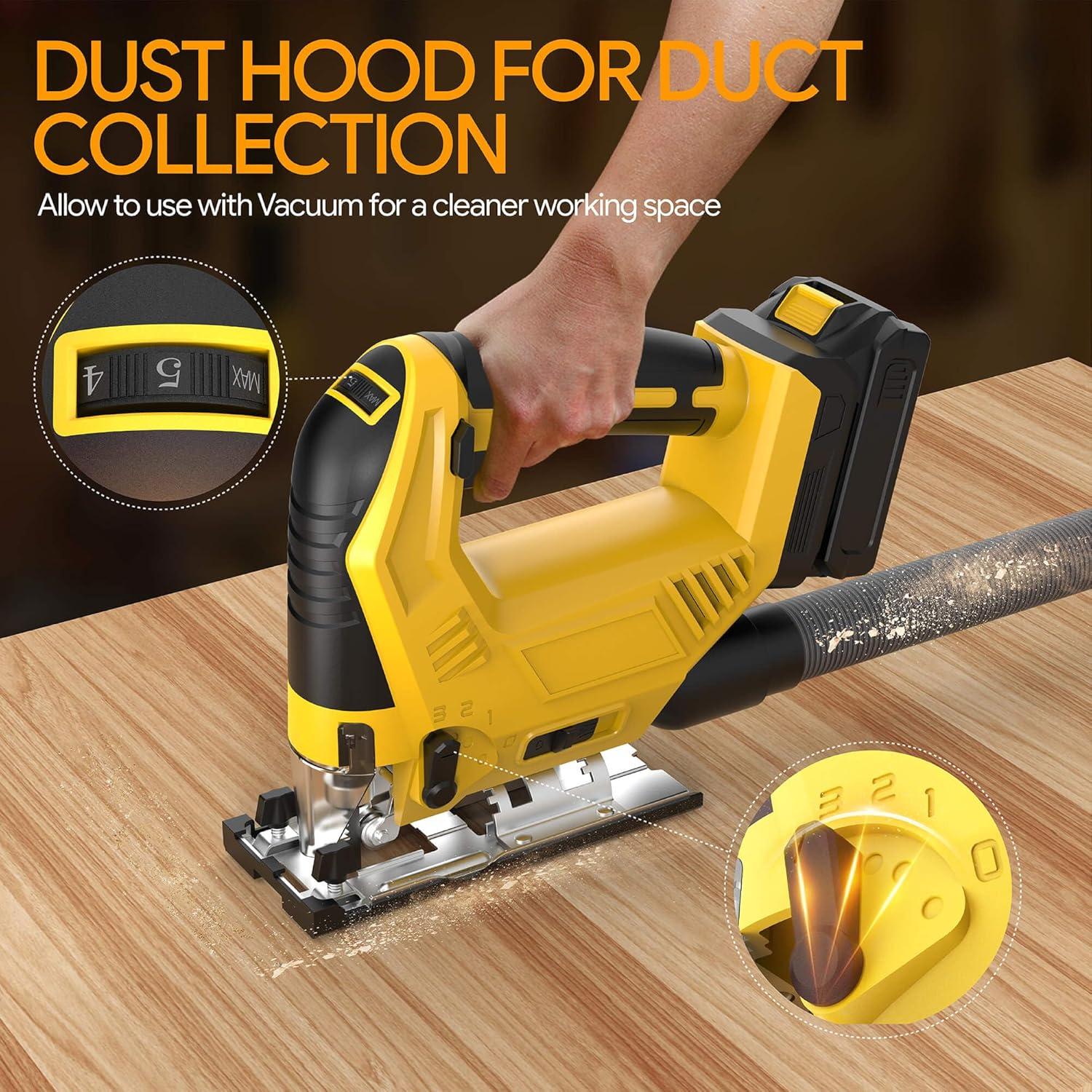 Sierra de calar inalámbrica Bandeiman 20V Max sin batería