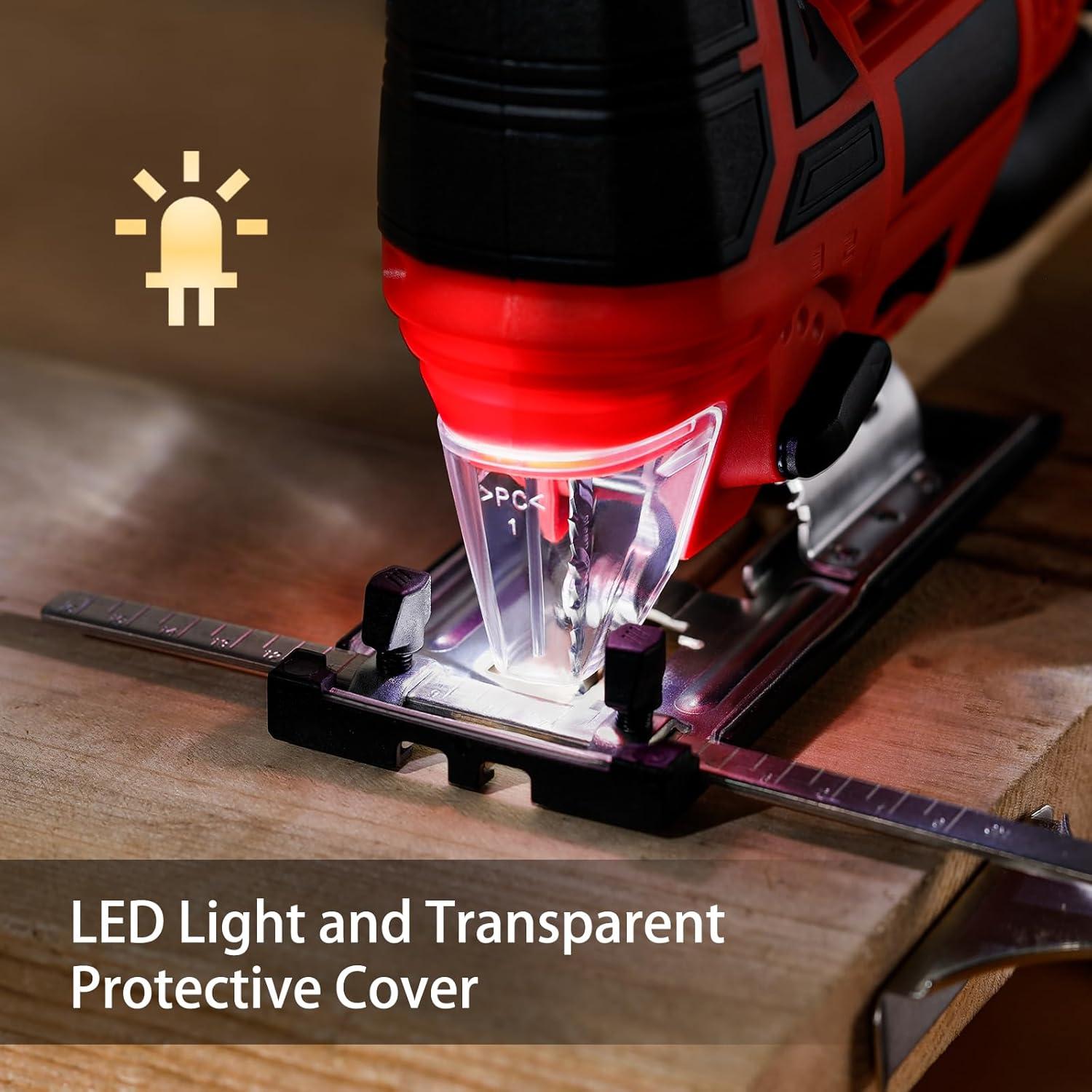 Sierra de Vaivén Inalámbrica Vistreck 20V con 10 Hojas