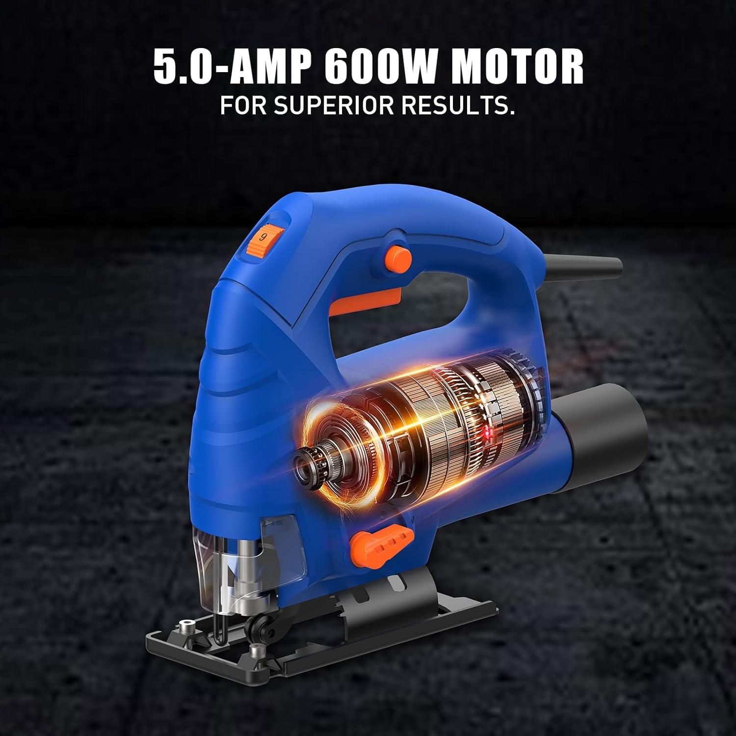 Sierra de Calar Eléctrica SORAKO 5.0Amp 800-3000 SPM 6 Velocidades