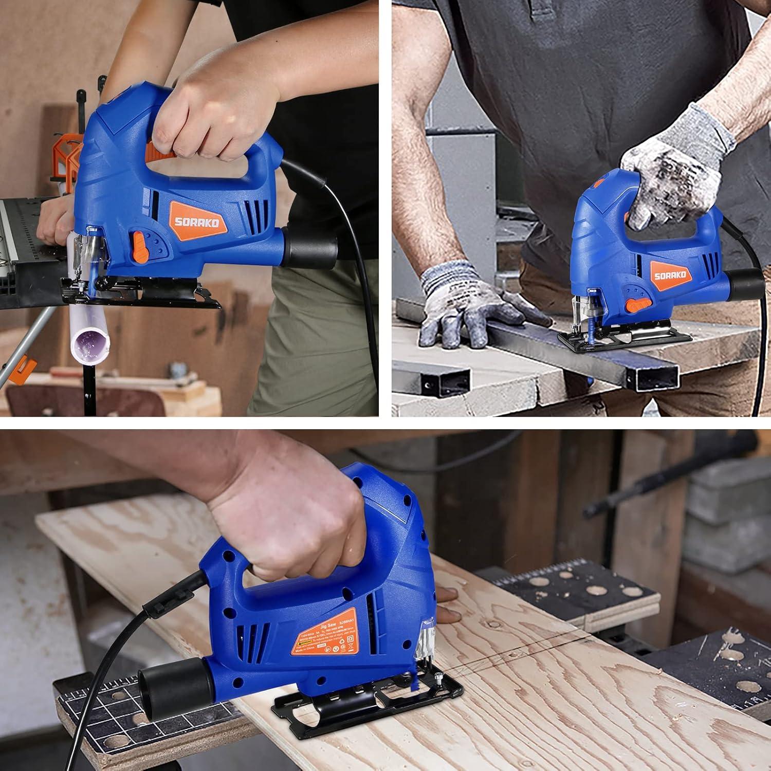 Sierra de Calar Eléctrica SORAKO 5.0Amp 800-3000 SPM 6 Velocidades