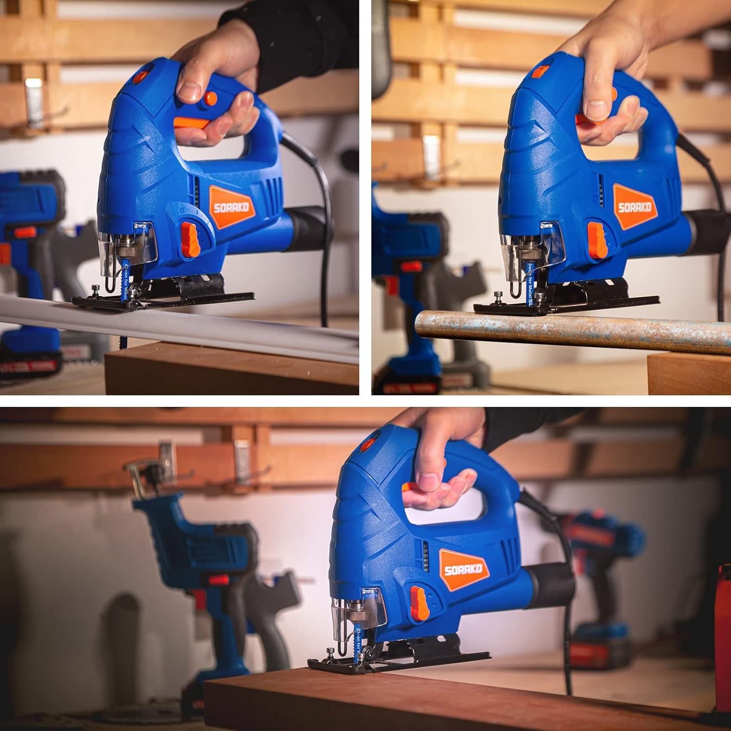 Sierra de Calar Eléctrica SORAKO 5.0Amp 800-3000 SPM 6 Velocidades