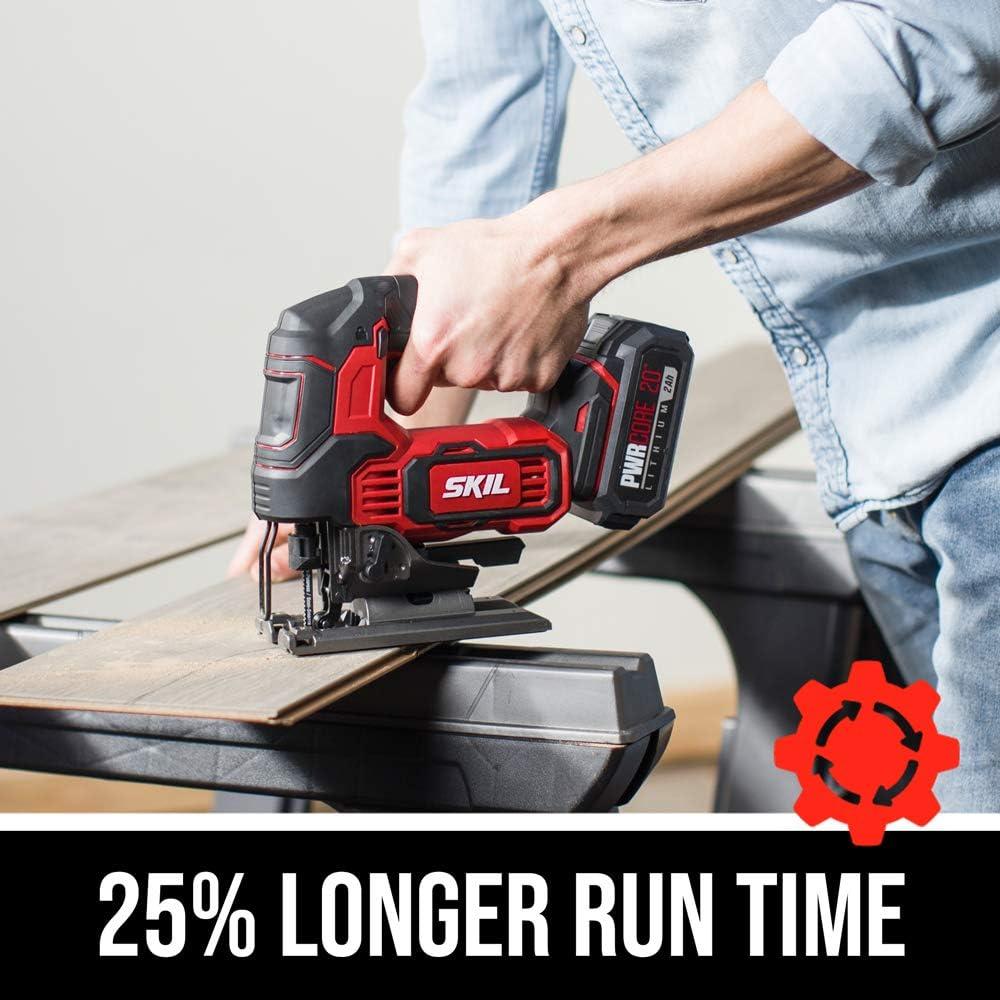 Sierra de Calar Sin Cable SKIL 20V con Batería 2.0Ah y Cargador