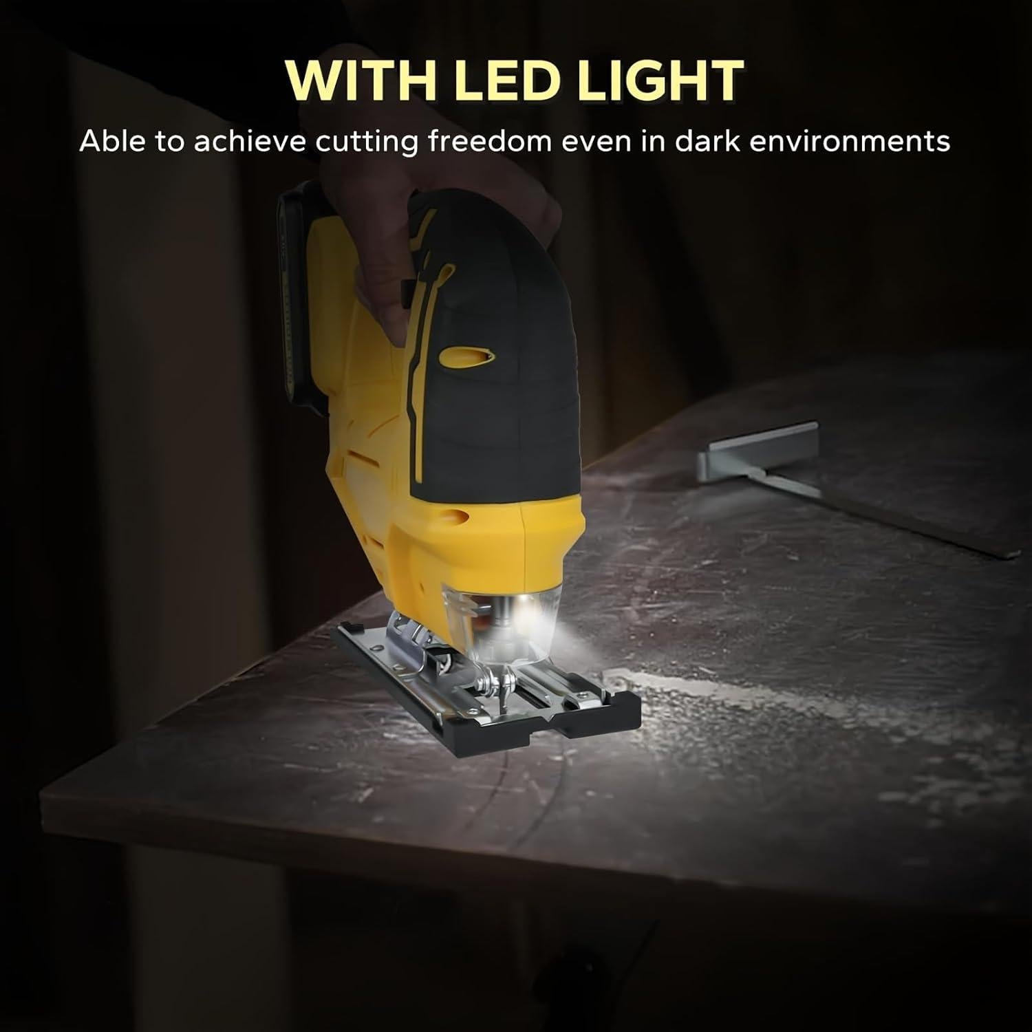 Sierra de calar inalámbrica Searvgrh SCL-XYJ-01 con LED