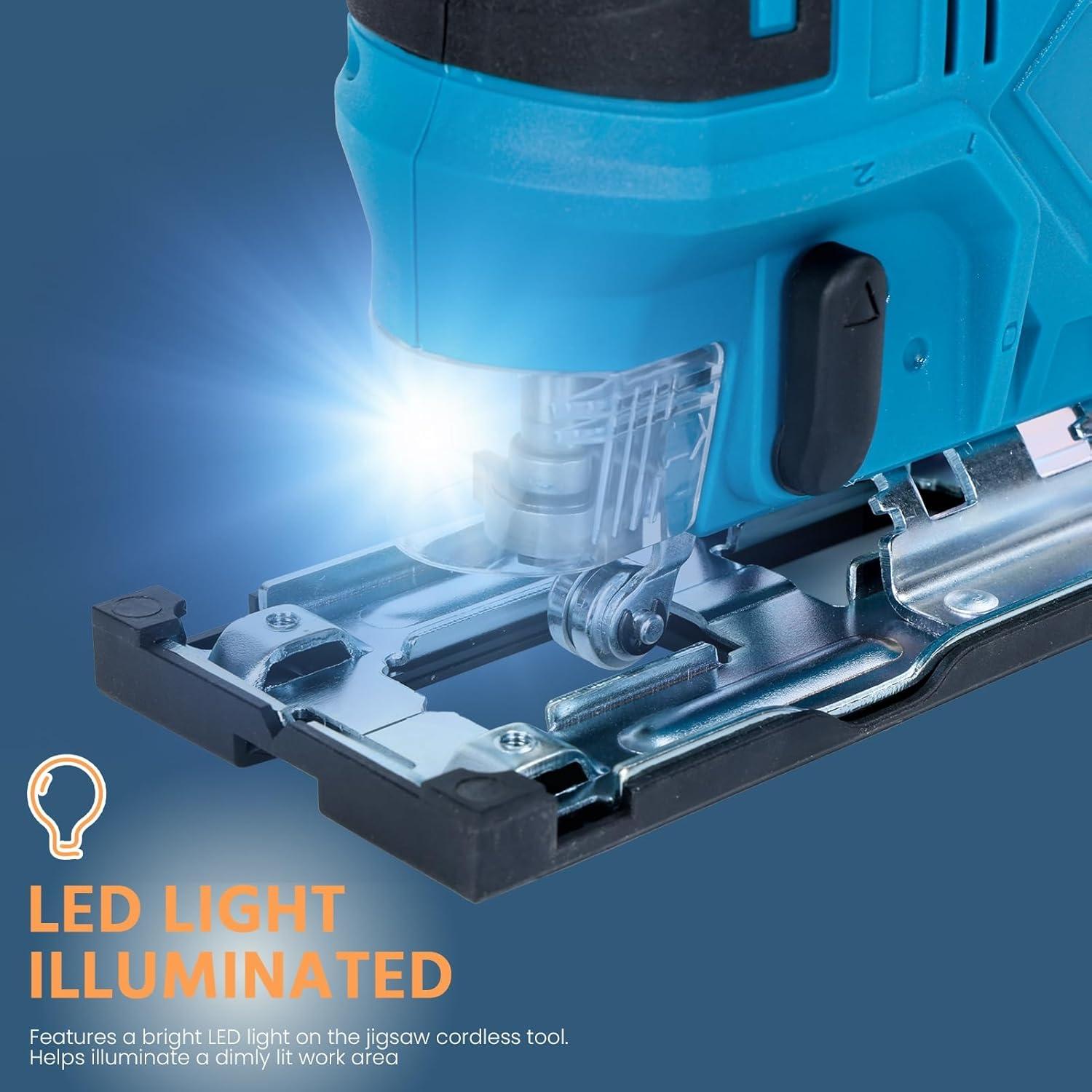 Sierra de Calar Eléctrica 18V Gibxiyza 750W Inalámbrica