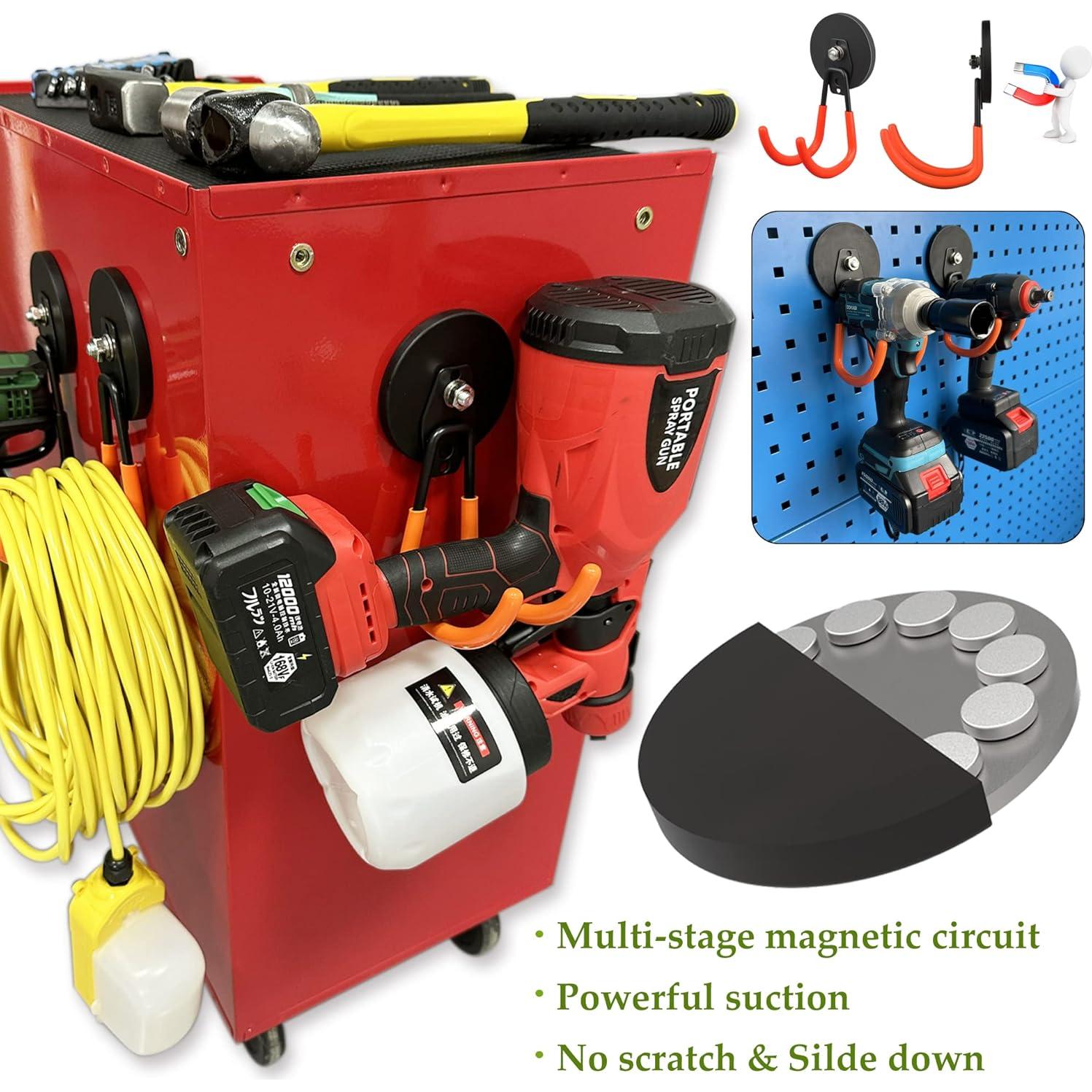 Ganchos Magnéticos Fuertes ULIBERMAGNET 8.8cm - Paquete de 2