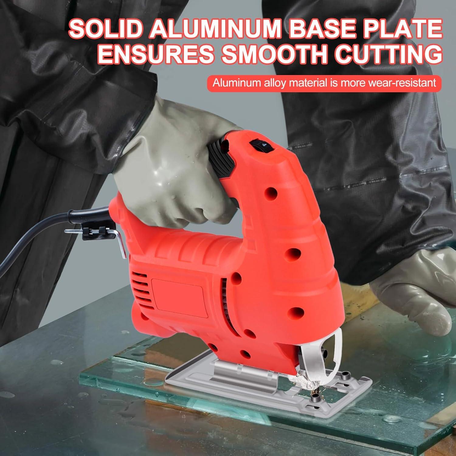 Sierra de Calar Eléctrica Eatbuy 800W 6 Velocidades con 10 Hojas