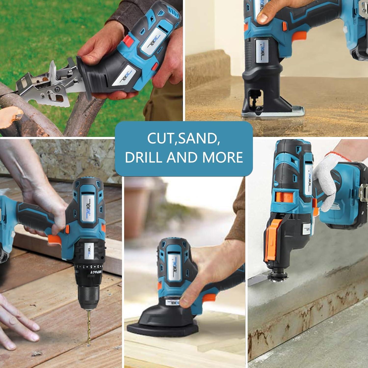 Kit Combo Sin Cable Newone 20V - 5 Herramientas con Estuche