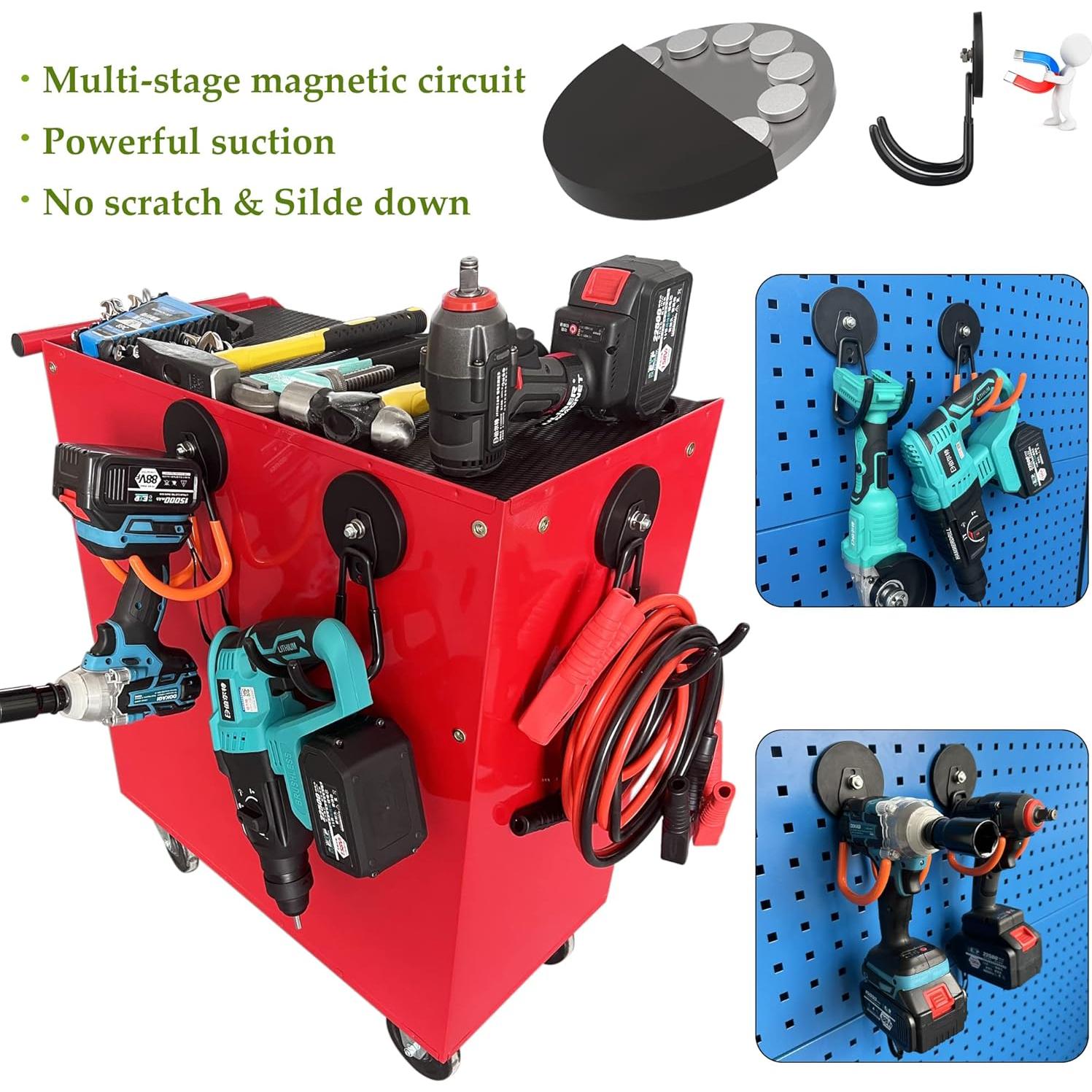 Ganchos Magnéticos Fuertes ULIBERMAGNET 8.8cm - Paquete de 2