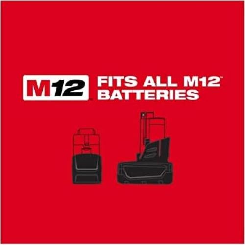 Sierra de calar inalámbrica Milwaukee M12 2445-22MT con kit