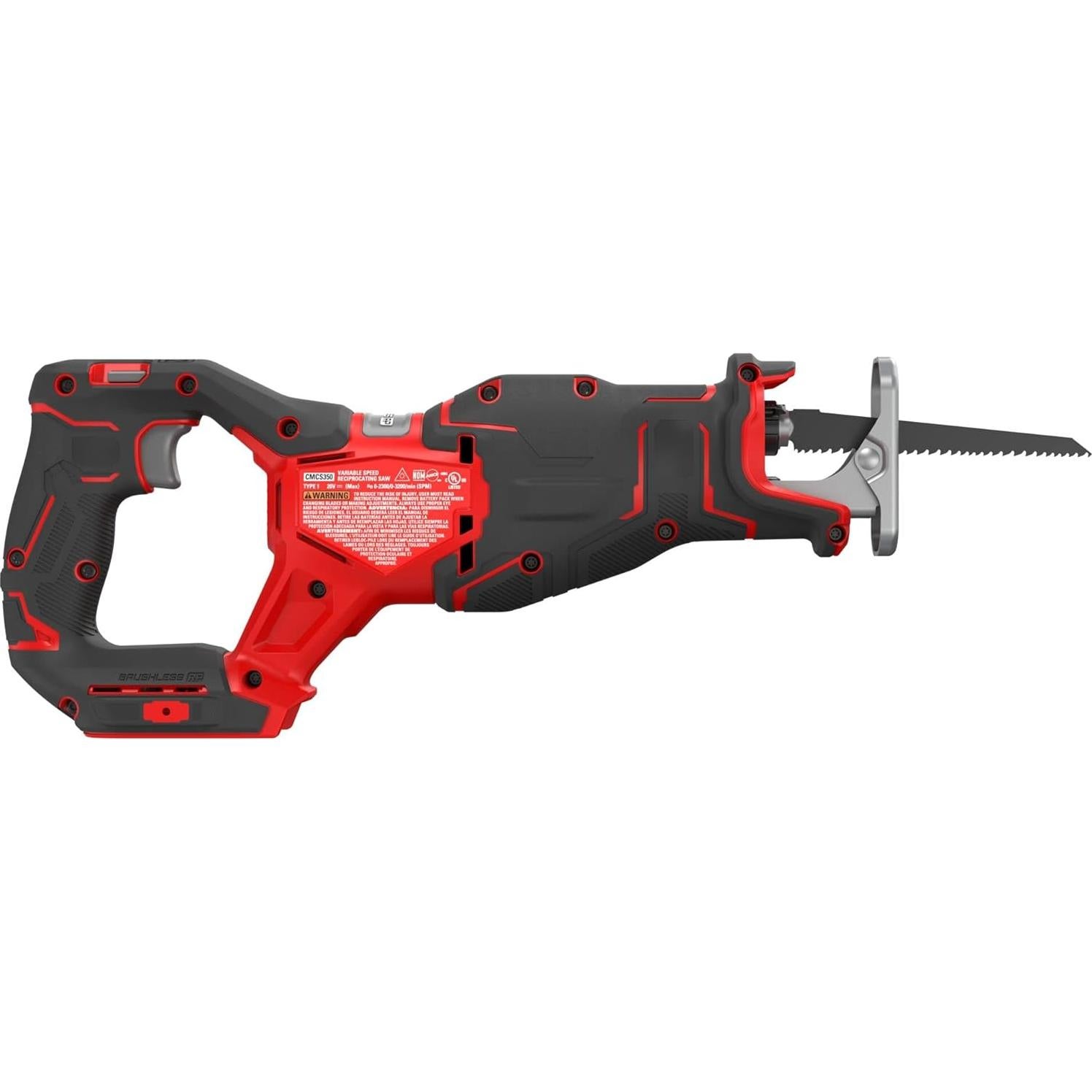 Sierra Recíproca Inalámbrica CRAFTSMAN V20, 3200 RPM, 20.32 cm