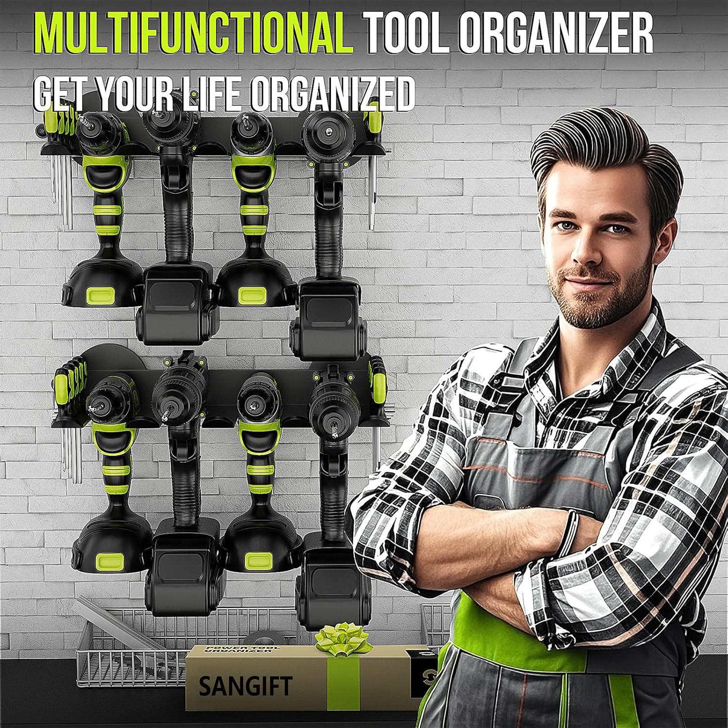 Soporte Magnético SANGIFT para Taladros y Destornilladores - 4 Espacios