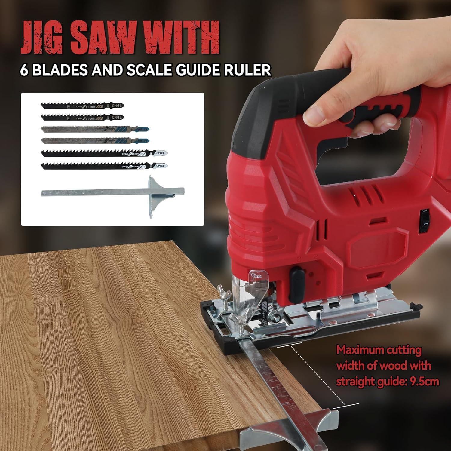 Sierra de calar inalámbrica Milwaukee 18V, 5 velocidades, LED