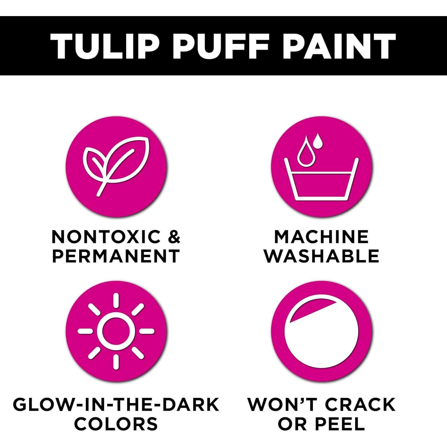 Pintura Puff Brillante Natural Tulip 118 ml para Tela