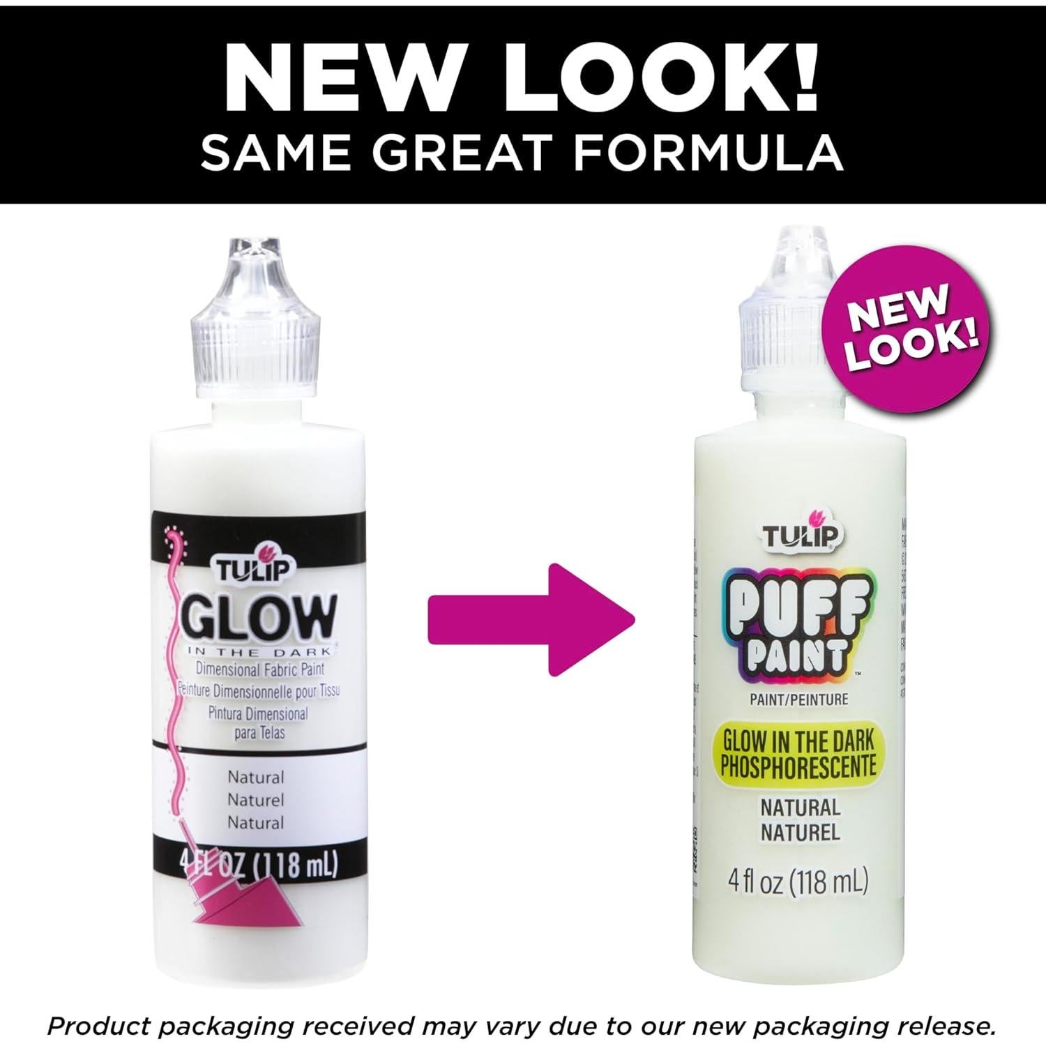 Pintura Puff Brillante Natural Tulip 118 ml para Tela