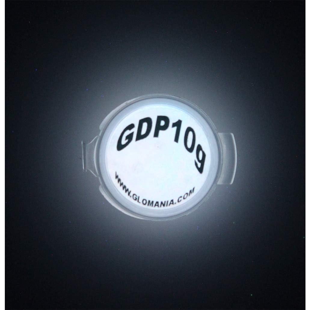 Polvo de Pigmento Fluorescente Glomania 30g Brilla en la Oscuridad