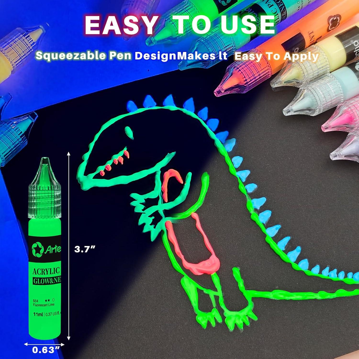 Pintura Acrílica Brillante Artecho 18 Colores 11 ml