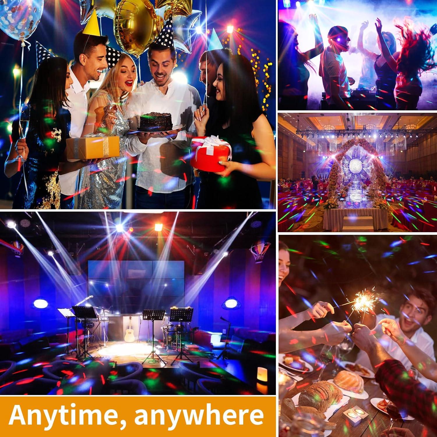 Luces de DJ 5 en 1 Blinblin con Soporte y Control Remoto