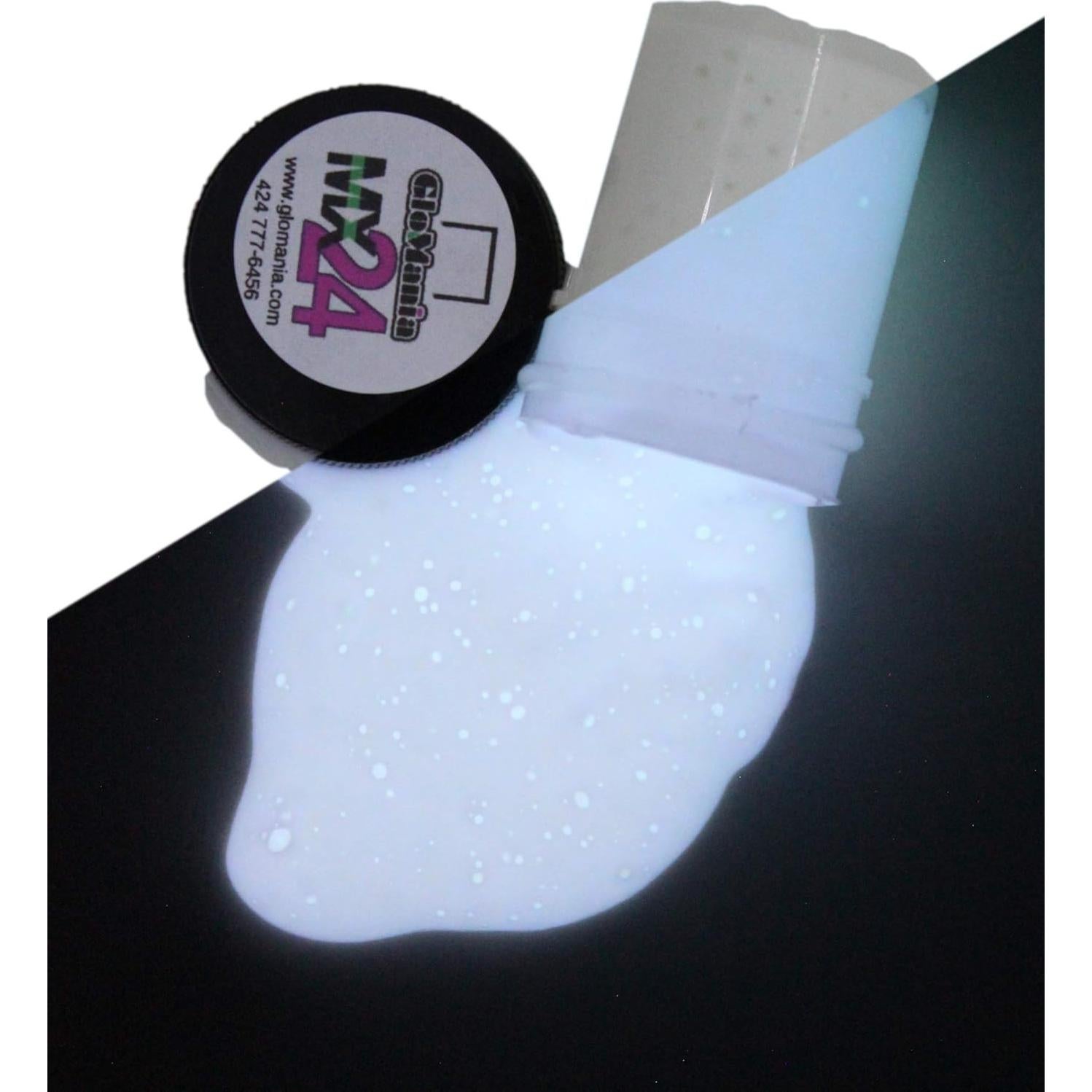 Pintura Acrílica Brillante Glomania MX24 29.57 ml Blanca