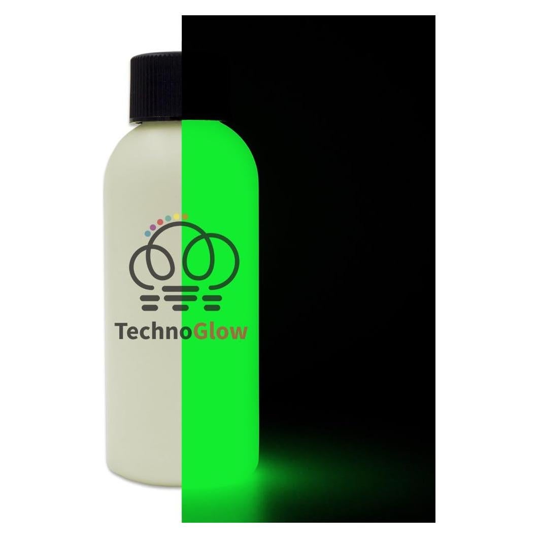 Pintura Acrílica Brillante Verde Techno Glow 1 Onza