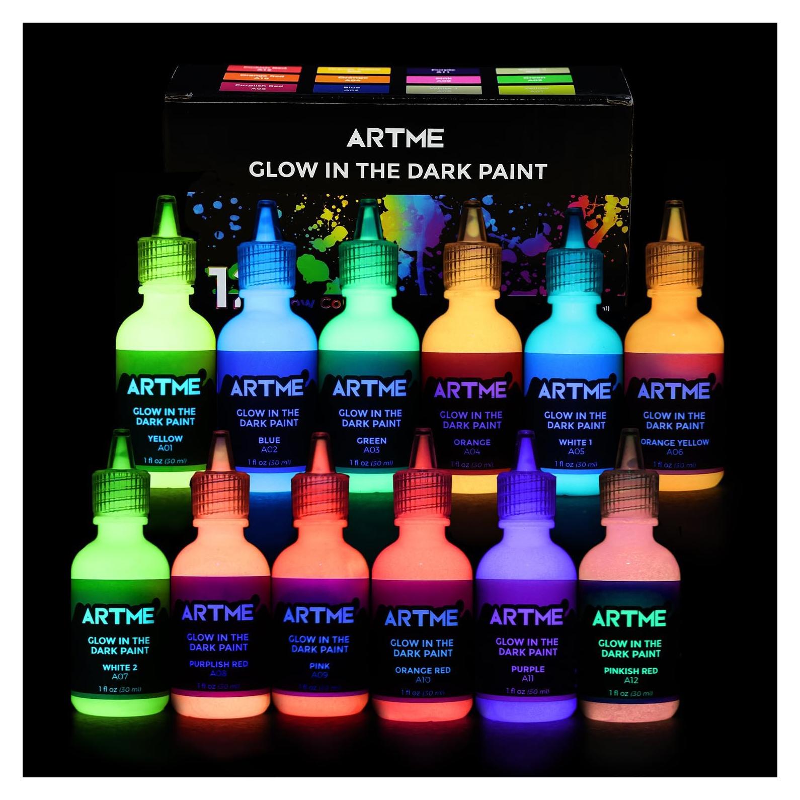 Set de Pintura Acrílica Brillante ARTME 12 Colores 30ml