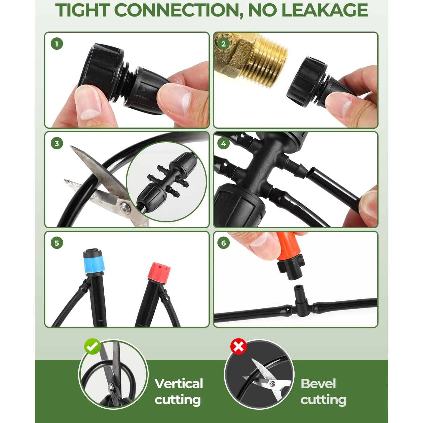Sistema de Riego por Goteo Toki-dot 230FT para Jardín