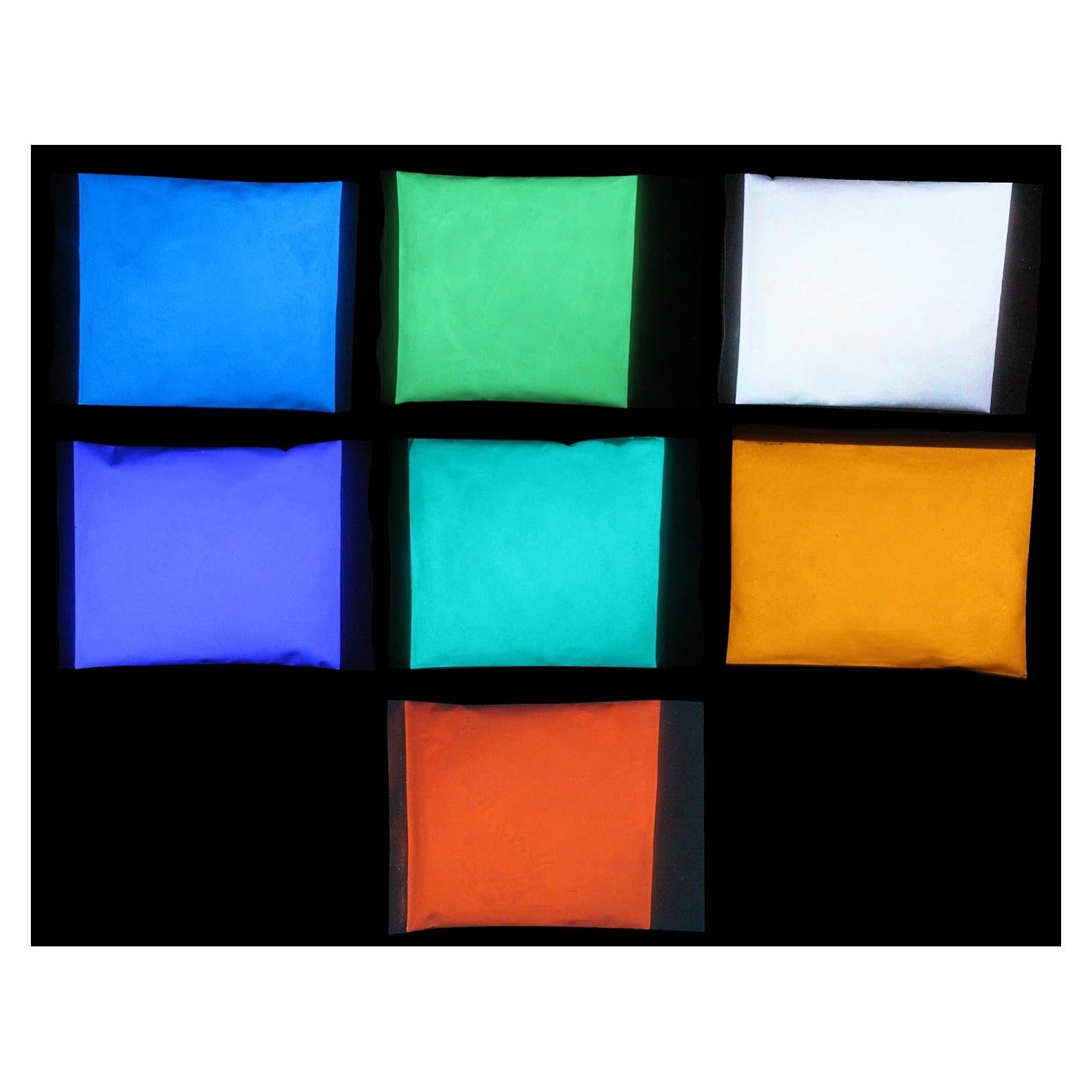 Set de 7 Pigmentos de Estroncio Aluminato Brillantes Glomania