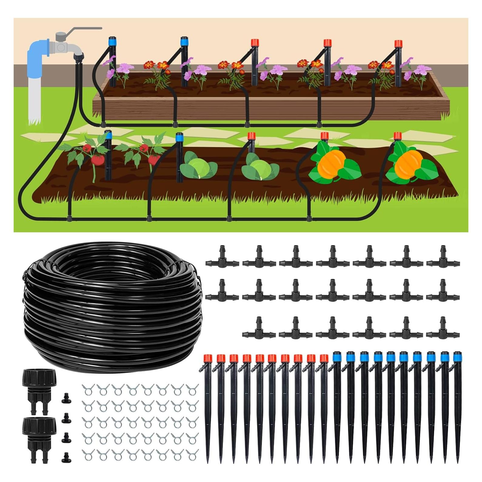 Kit de Riego por Goteo 33.5m Maotong - Sistema Automático DIY