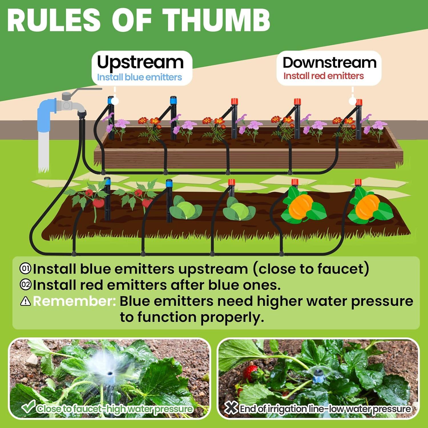 Kit de Riego por Goteo 33.5m Maotong - Sistema Automático DIY