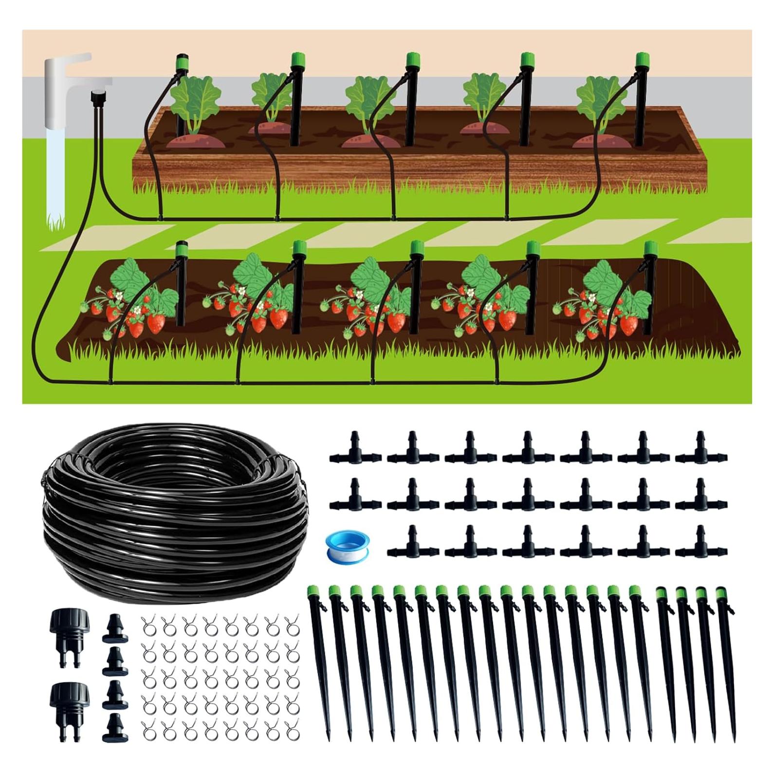 Kit de Riego por Goteo Automático Brysage 36.5 m para Jardín