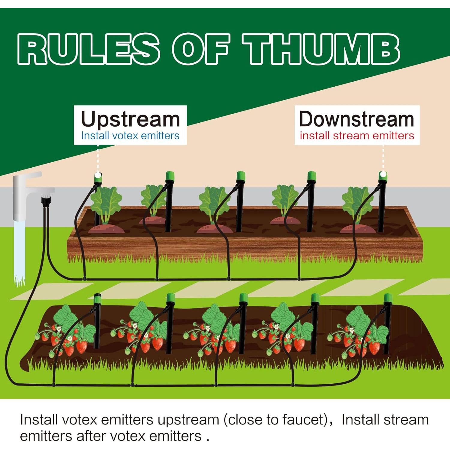 Kit de Riego por Goteo Automático Brysage 36.5 m para Jardín