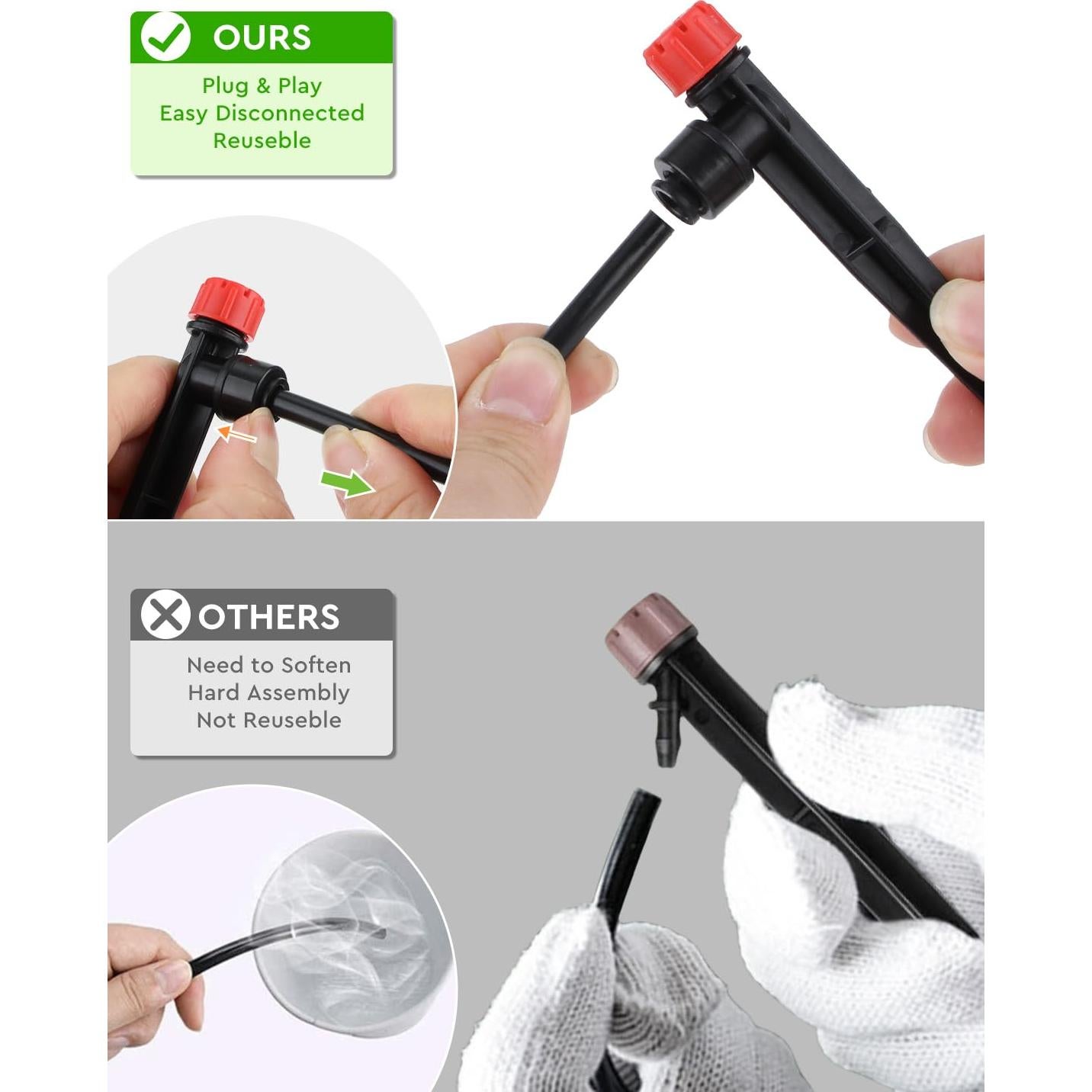 Kit de Riego por Goteo Landtouch 12M y 30M con Emisores