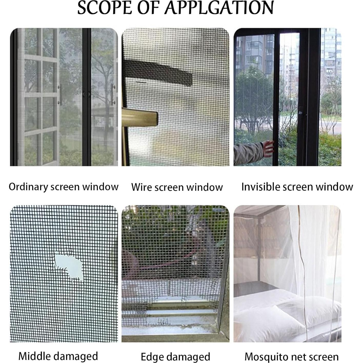 Cinta de Reparación de Pantallas de Malla ANGEO 10cm x 4.57m