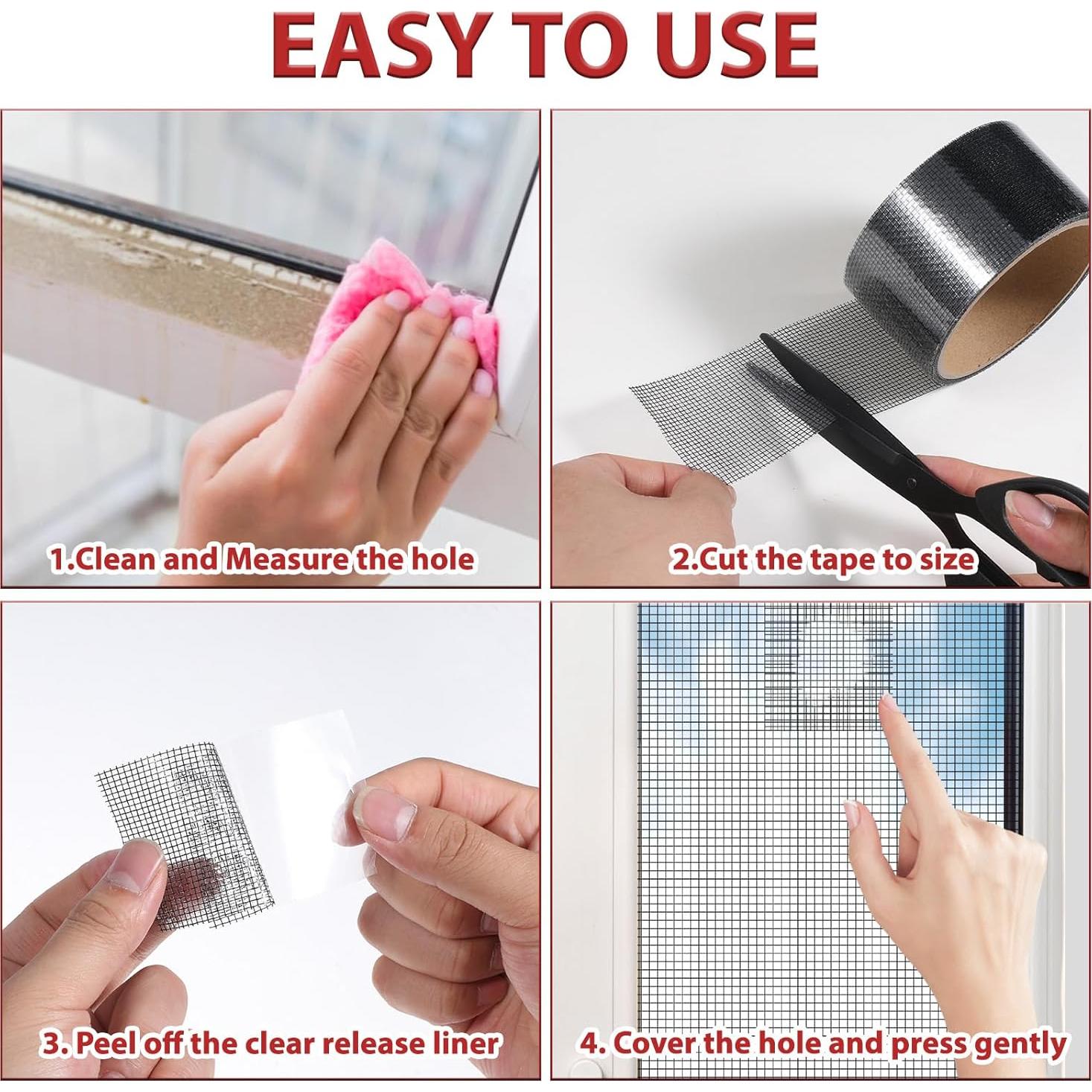 Cinta de Reparación de Pantallas YBEATY 200x5 cm Impermeable