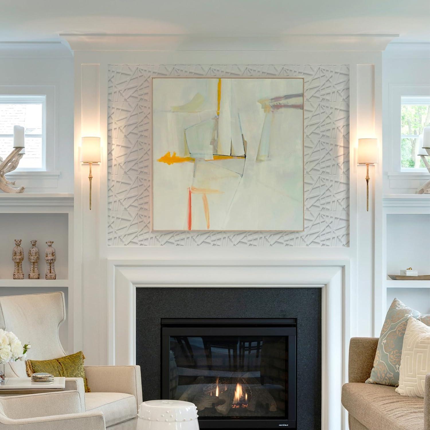 33 Paneles de Pared 3D LEVOWAY Blancos 300mm x 300mm