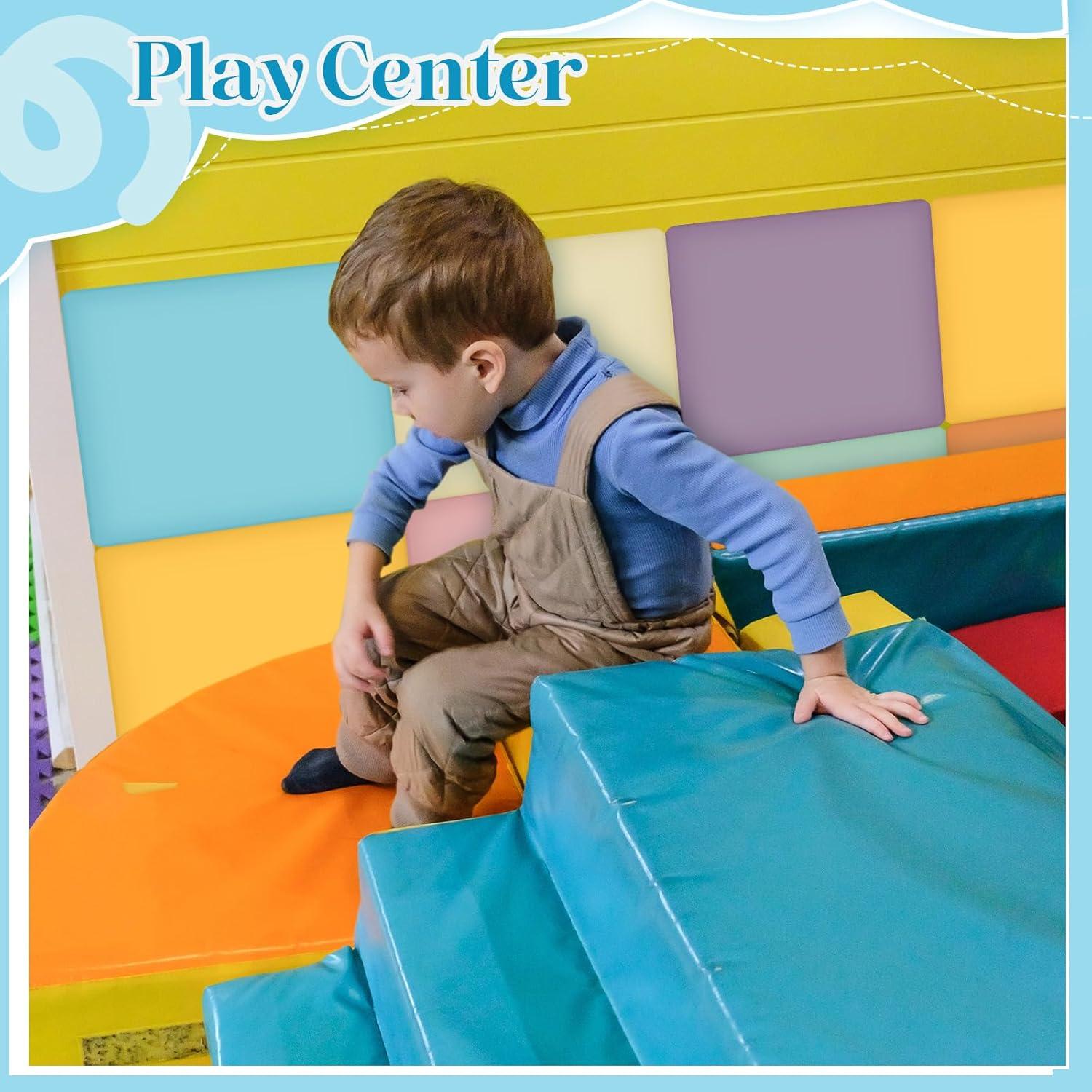 Paquete de 8 Paneles de Pared Hahafelt 30x30 cm Acolchados