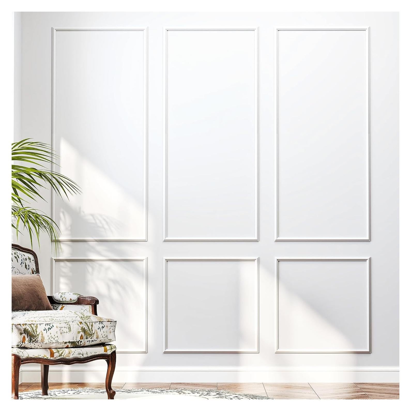 3 Juegos de Molduras de Pared Autoadhesivas RDUIGT 137x61 cm