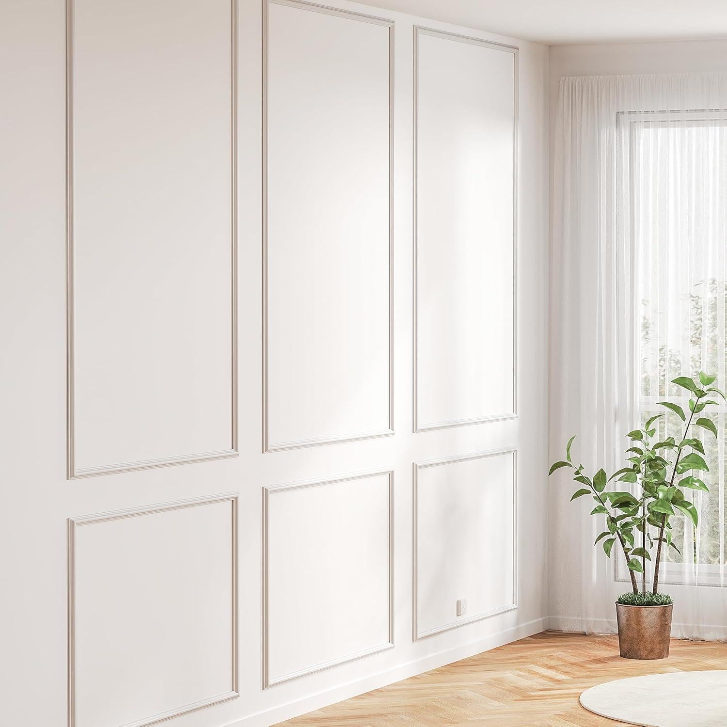 3 Juegos de Molduras de Pared Autoadhesivas RDUIGT 137x61 cm