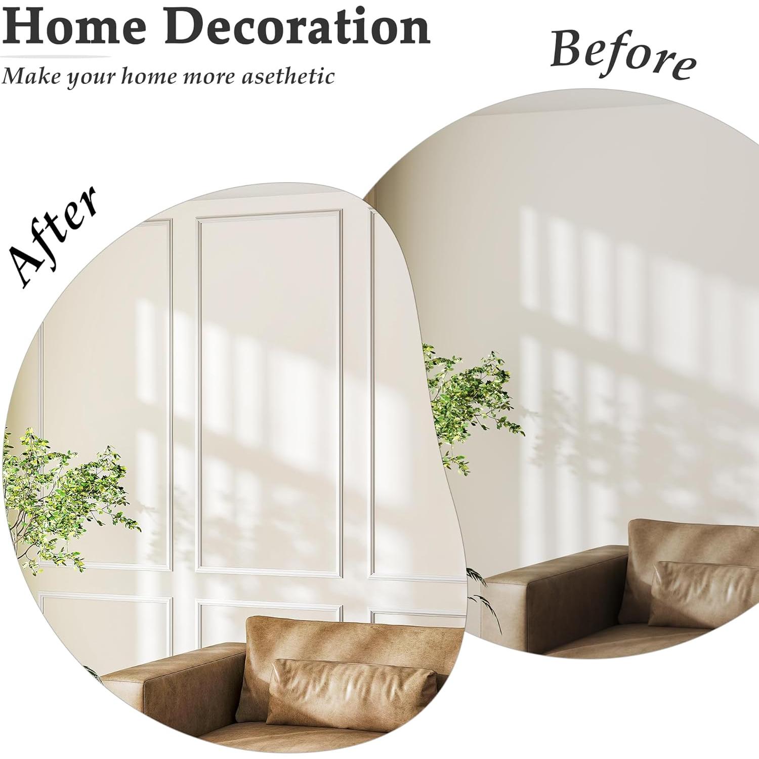 3 Juegos de Molduras de Pared Autoadhesivas RDUIGT 137x61 cm