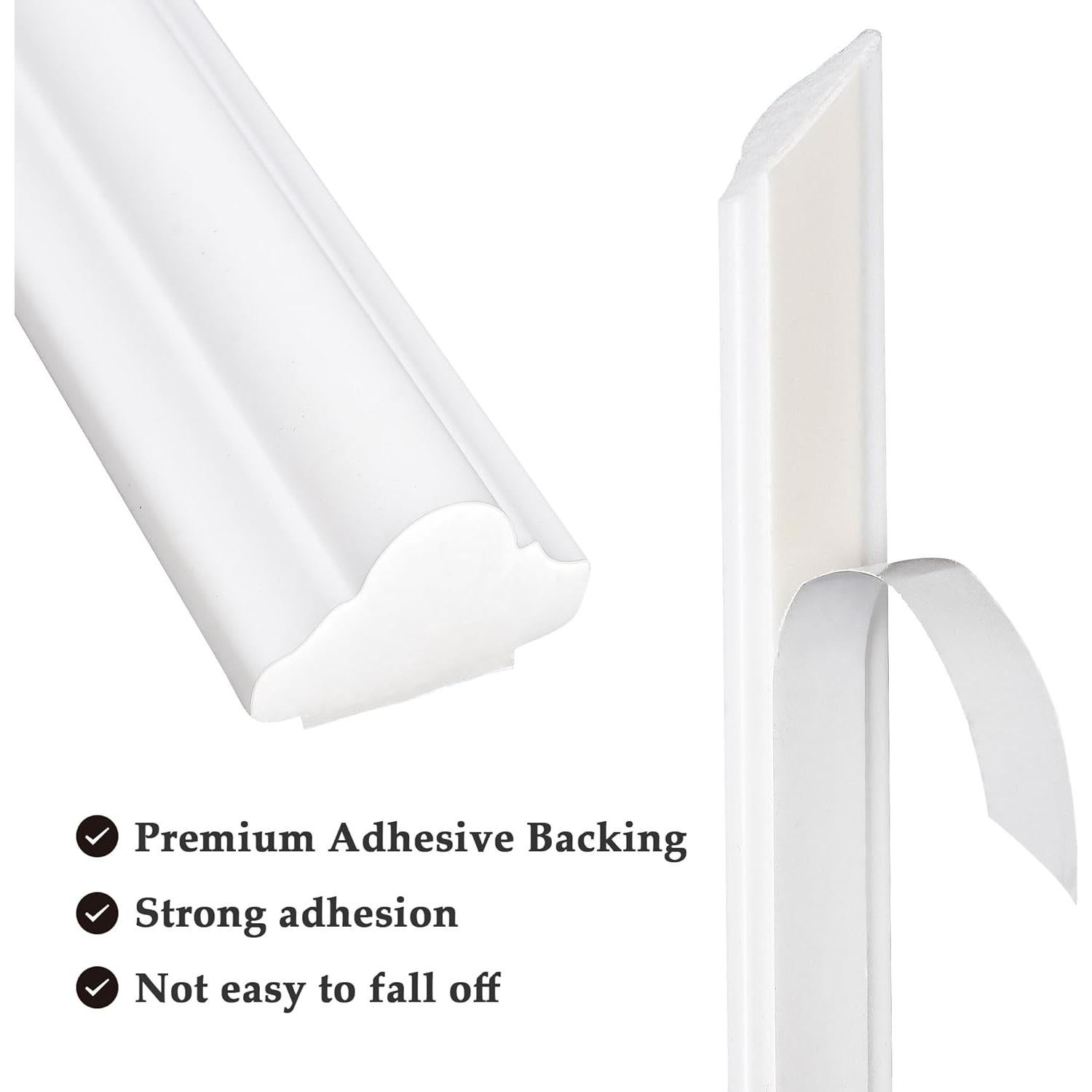 3 Juegos de Molduras de Pared Autoadhesivas RDUIGT 137x61 cm