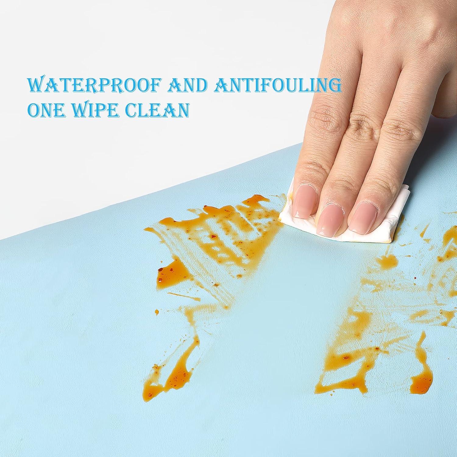 Acolchado de Pared Anticolisión 3D RWBATT 60x30 cm Azul Cielo