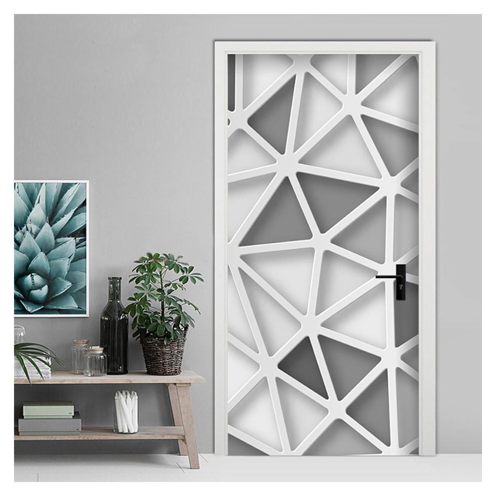 Pegatinas de Puerta ChezMax 3D Autoadhesivas 77x200 cm