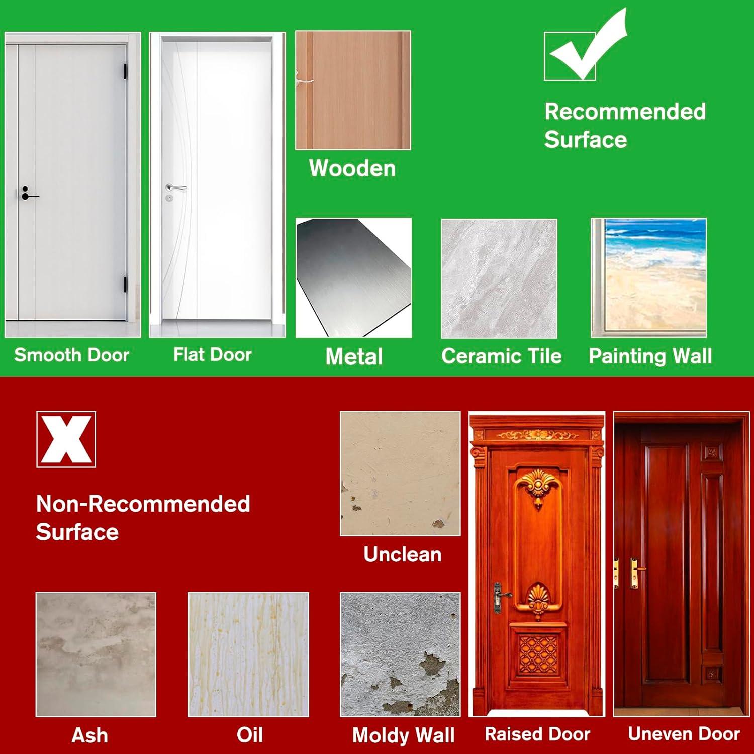 Pegatinas de Puerta ChezMax 3D Autoadhesivas 77x200 cm