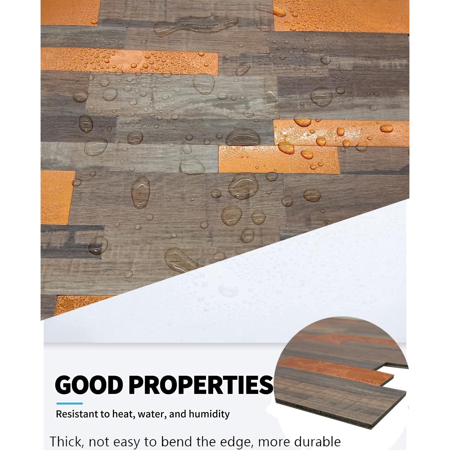 Azulejos de Respaldo Autoadhesivos XUANINY 12 Hojas 30x30cm