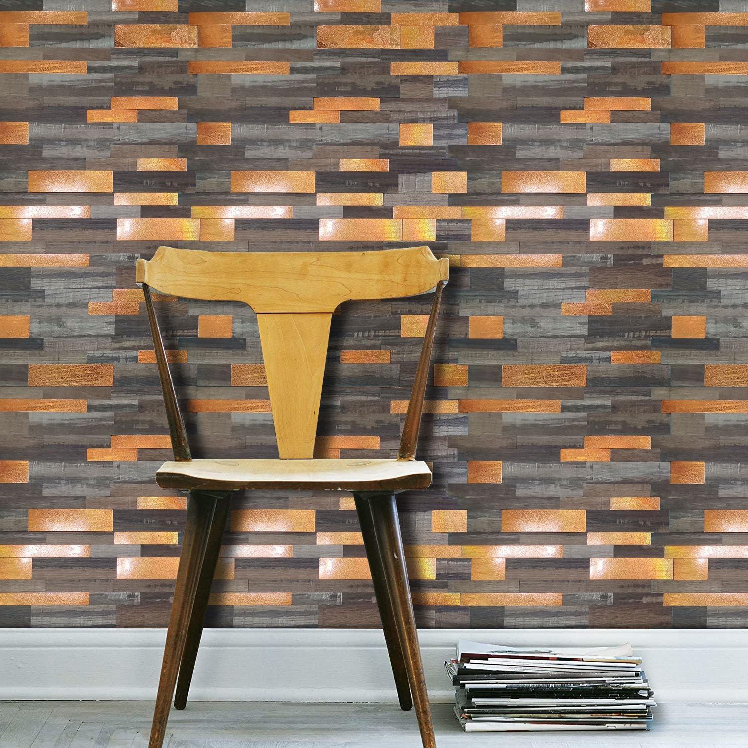 Azulejos de Respaldo Autoadhesivos XUANINY 12 Hojas 30x30cm