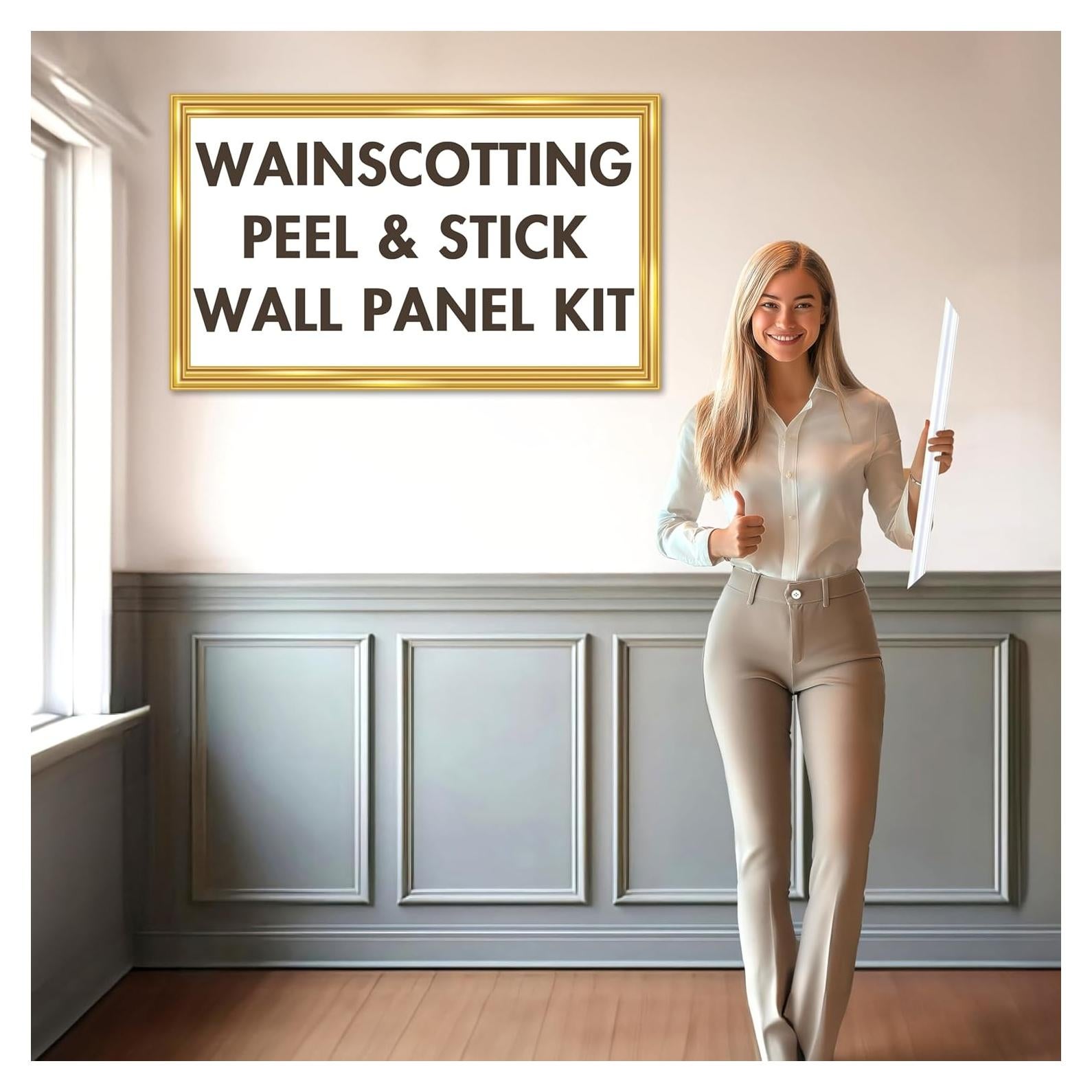 Paneles de Madera Decorativa Autoadhesivos TUALCA 72x14cm